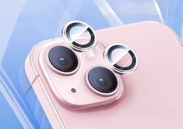 iPhone 15 (15Plus) - 3 Verres protection Caméra rose
