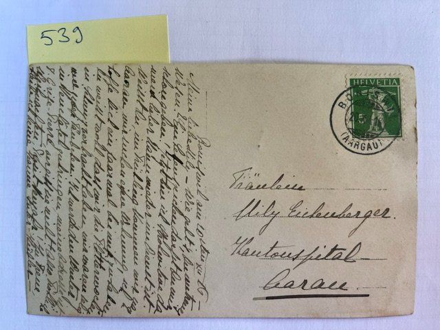 Ansichtskarten: alte Ansichtskarte Schloss Hallwil, 1916 – Gebraucht aus Niederwil AG von dahu75 1
