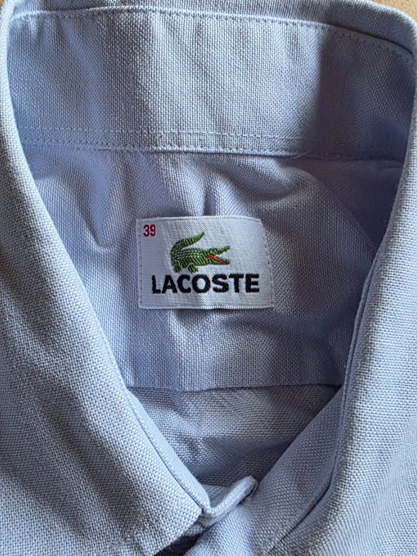 Camicie: Lacoste Herren Hemd, hellblau, Grösse 39 – Usato da Niederbipp venduto da Tamara15101995 1