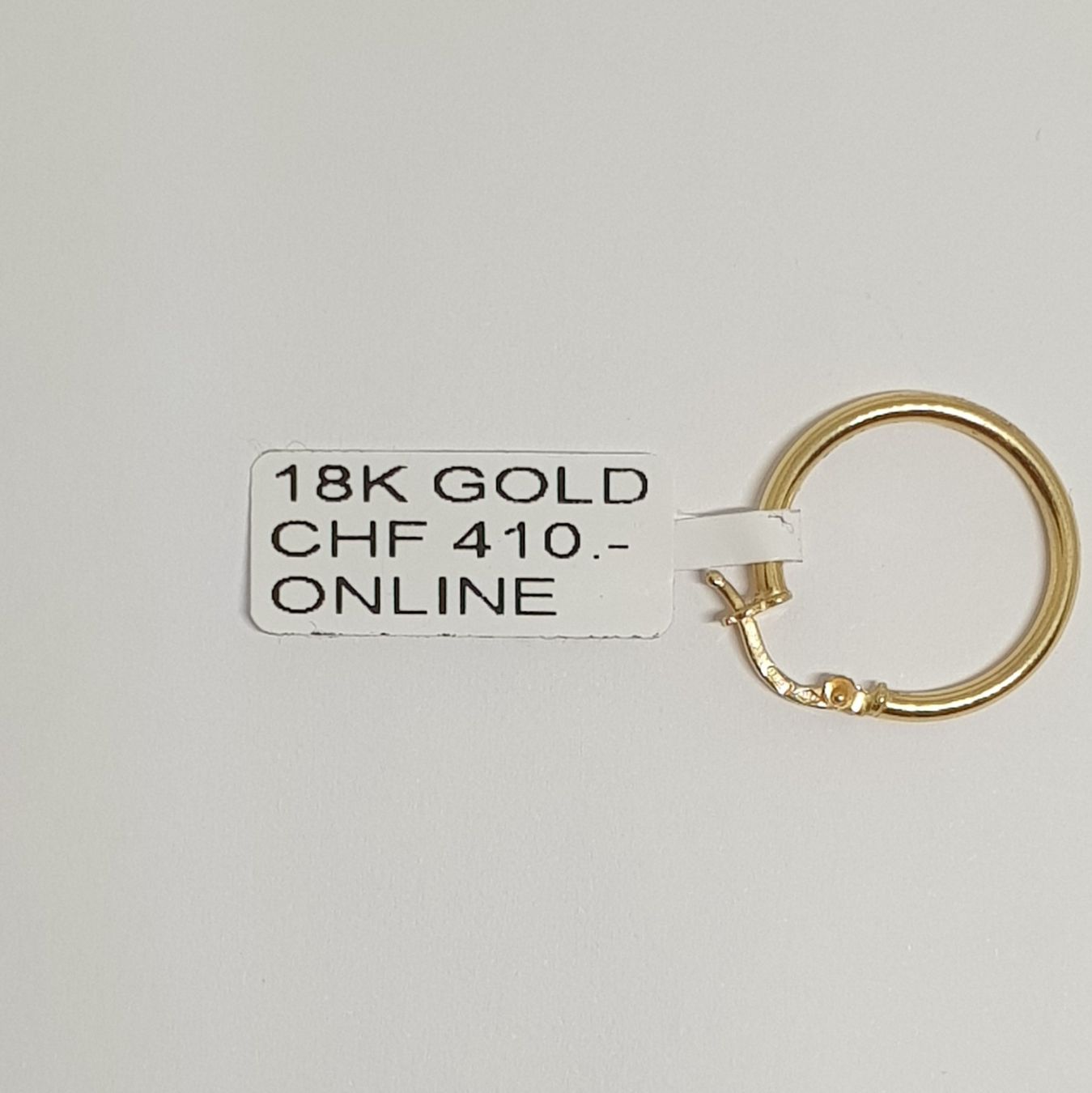 Orecchini pendenti & Orecchini a lobo: Echt 18K Gold Creolen – Usato da Luzern venduto da luzerngoldhaus 1