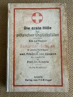 Buch: Erste Hilfe bei plötzlichen Unglücksfällen, 1926