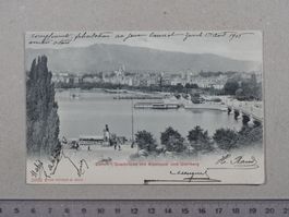 Zürich, 1905, Schiff, Quaibrücke, Uetliberg