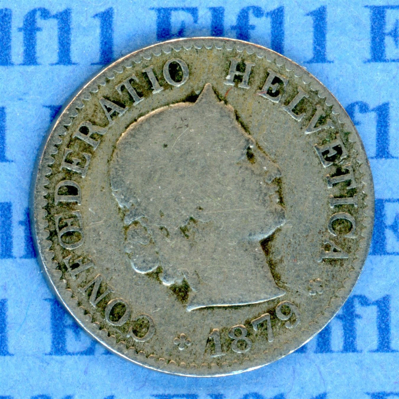 Tutti le monete: CHF___0.05 1879 s 5 Rappen – Usato da Widnau venduto da Elf11