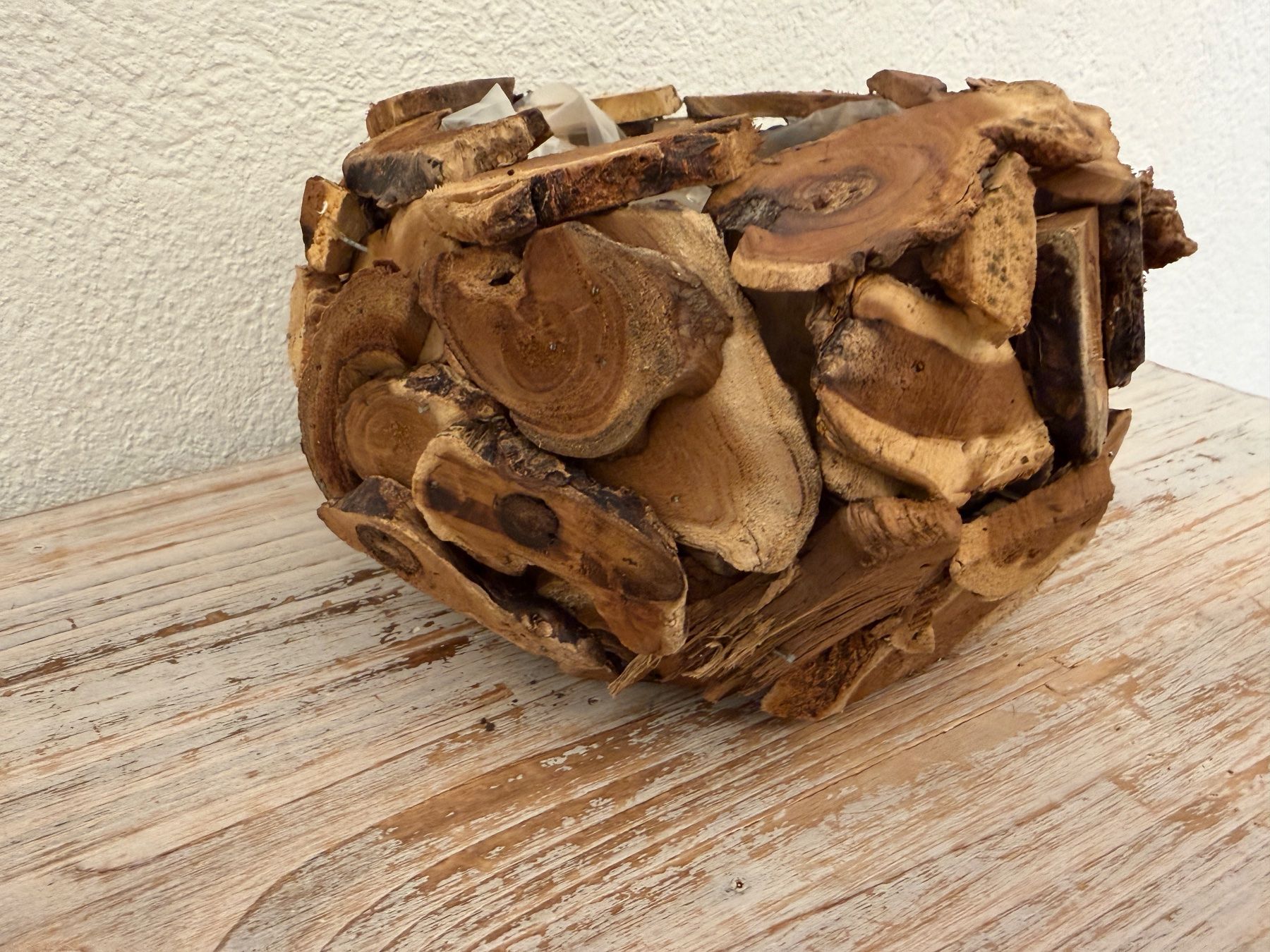 Vasi per fiori: Übertopf aus Holz – Nuovo (secondo la descrizione) da Wolfwil venduto da Inseider12 4