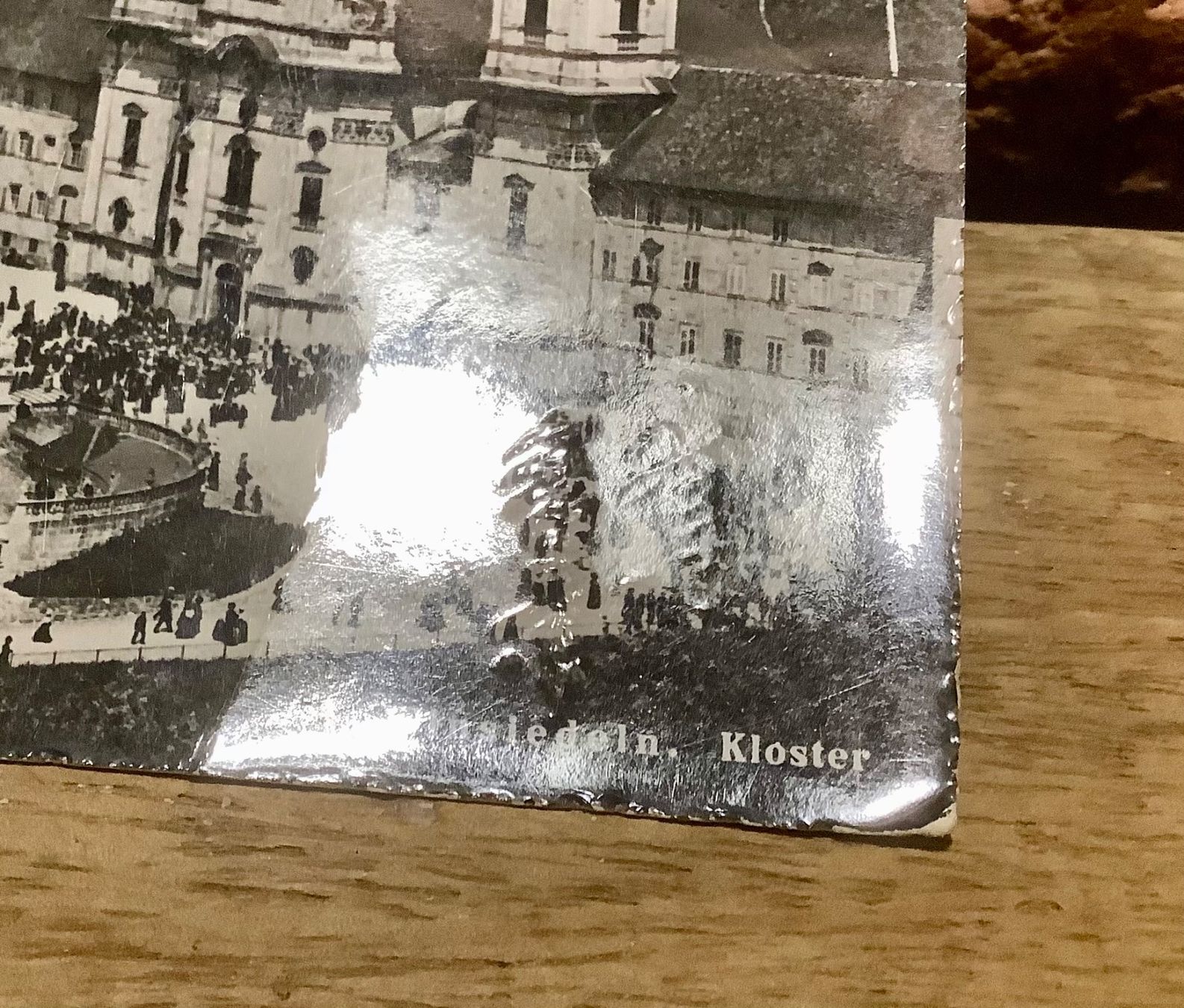 Cartoline postali: 1957 - KLOSTER EINSIEDELN mit Prozession – Usato da Root venduto da ENGLAND-TREASURES 4