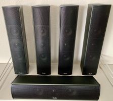 Teufel CL 302 Lautsprecher-Set (4× FCR + 1× Center) Schwarz
