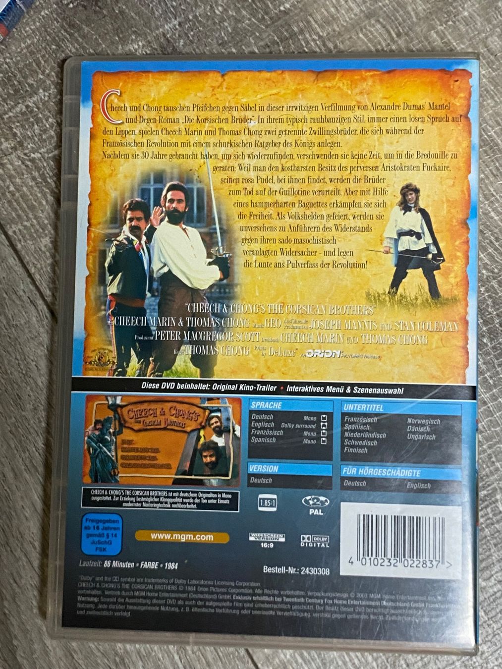 Alle DVDs: Cheech & Chong's – Gebraucht aus Muri b. Bern von AdidasCollector 1