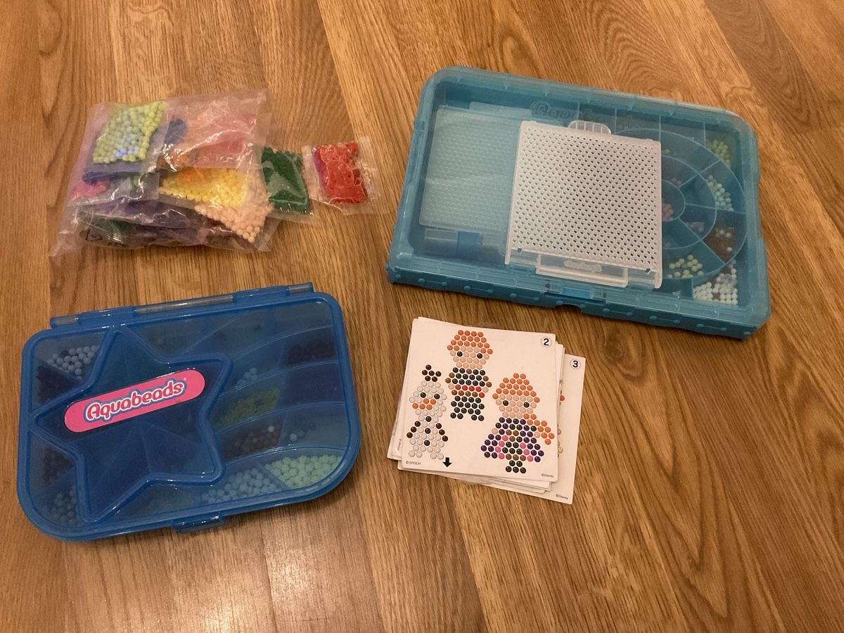 Aquabeads Kit bricolage: Aqua Beads Set mit Vorlagen - Bastelspass! – Usato da Jona venduto da Rubinrot 1