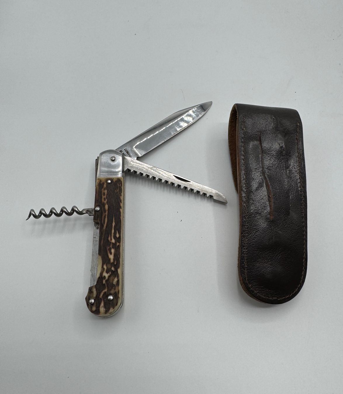 Coltelli tascabile: Original Tschechoslowakei  Sackmesser mit Etui – Usato da Sachseln venduto da BONATI01 1