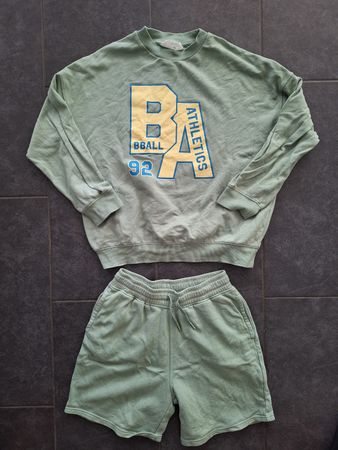 H&M Set Pullover und Shorts Grösse 164 guter Zustand