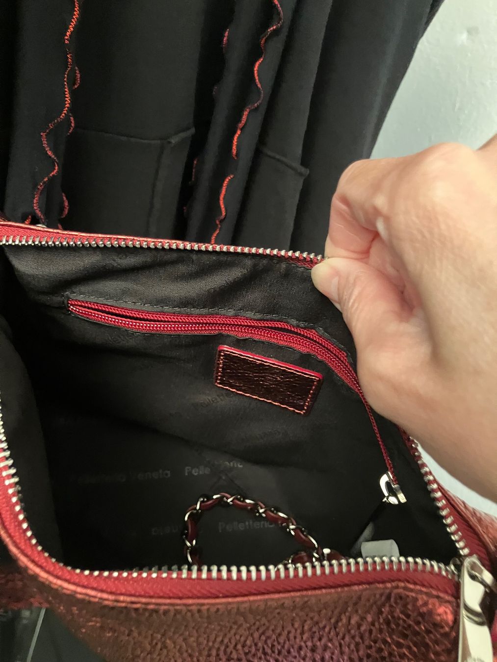 Vera Pelle Taschen für Damen: Bordeaux Ledertasche Made in Italy – Neu (gemäss Beschreibung) aus Zürich von piacente 7