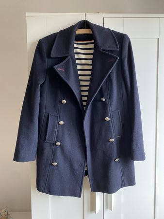 Saint James Caban marine femme, taille 36 (XXS)