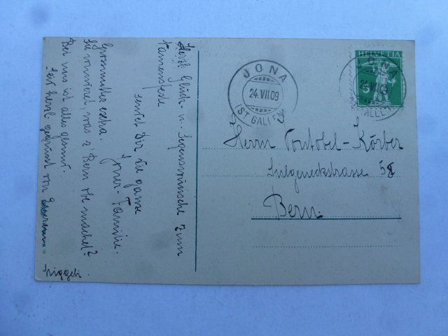 Cartes postales: Ansichtskarte Rapperswil Hirschpark 1909 – D'occasion à Walkringen par Casablanca777 1