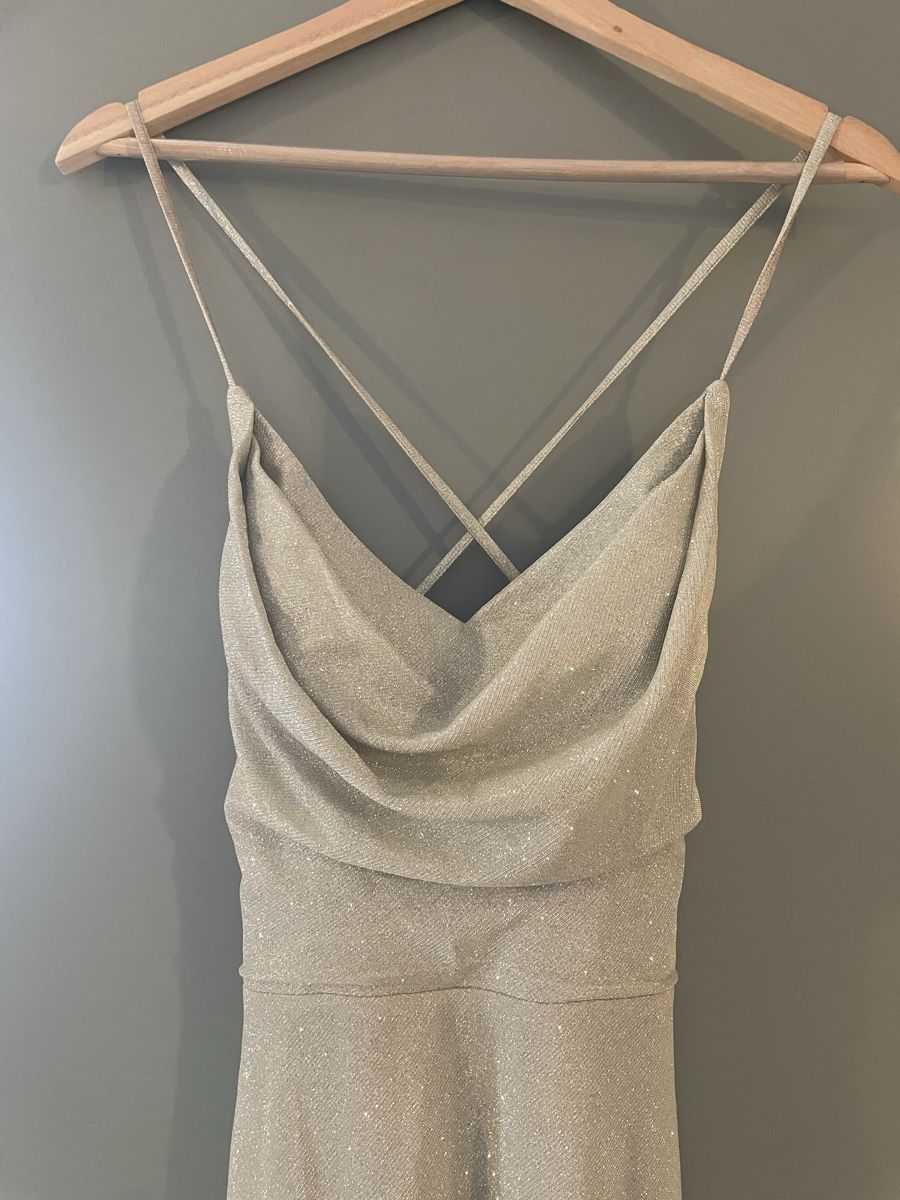 Kleider: Glitzer Abendkleid lang rückenfrei – Gebraucht aus Samstagern von jeh_9jxl 3