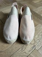 Manebi Espadrilles Wildleder rosa Grösse 40 getragen