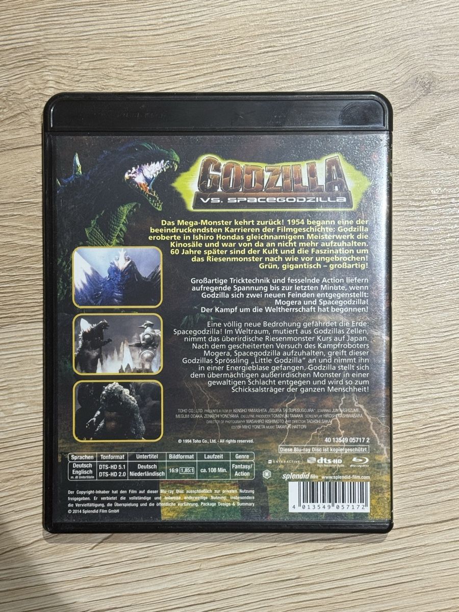 Tutti i DVDs: Godzilla vs Spacegodzilla – Usato da Winterberg ZH venduto da Godzilla-vs-Shimo 1