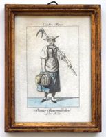 KÖNIG Franz Niklaus RAR Bern Tracht antik Bauernmädchen