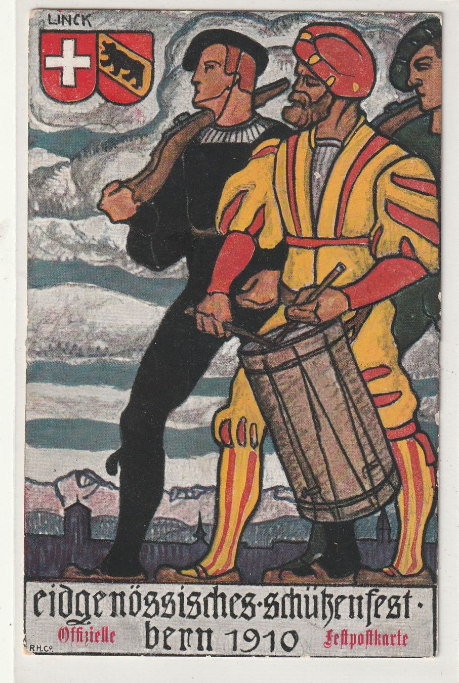 Ansichtskarten: Bern Eidg. Schützenfest 1910 – Gebraucht aus Rorschacherberg von fratovi2