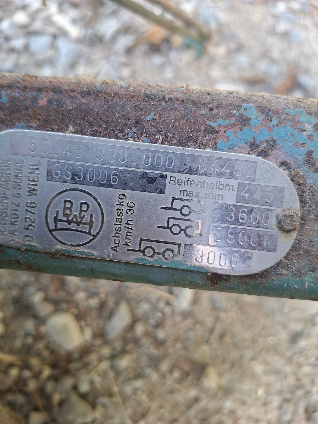 Altro per industria metallurgica: Achse BPW – Difettoso da Aeschau venduto da Elu2000 2