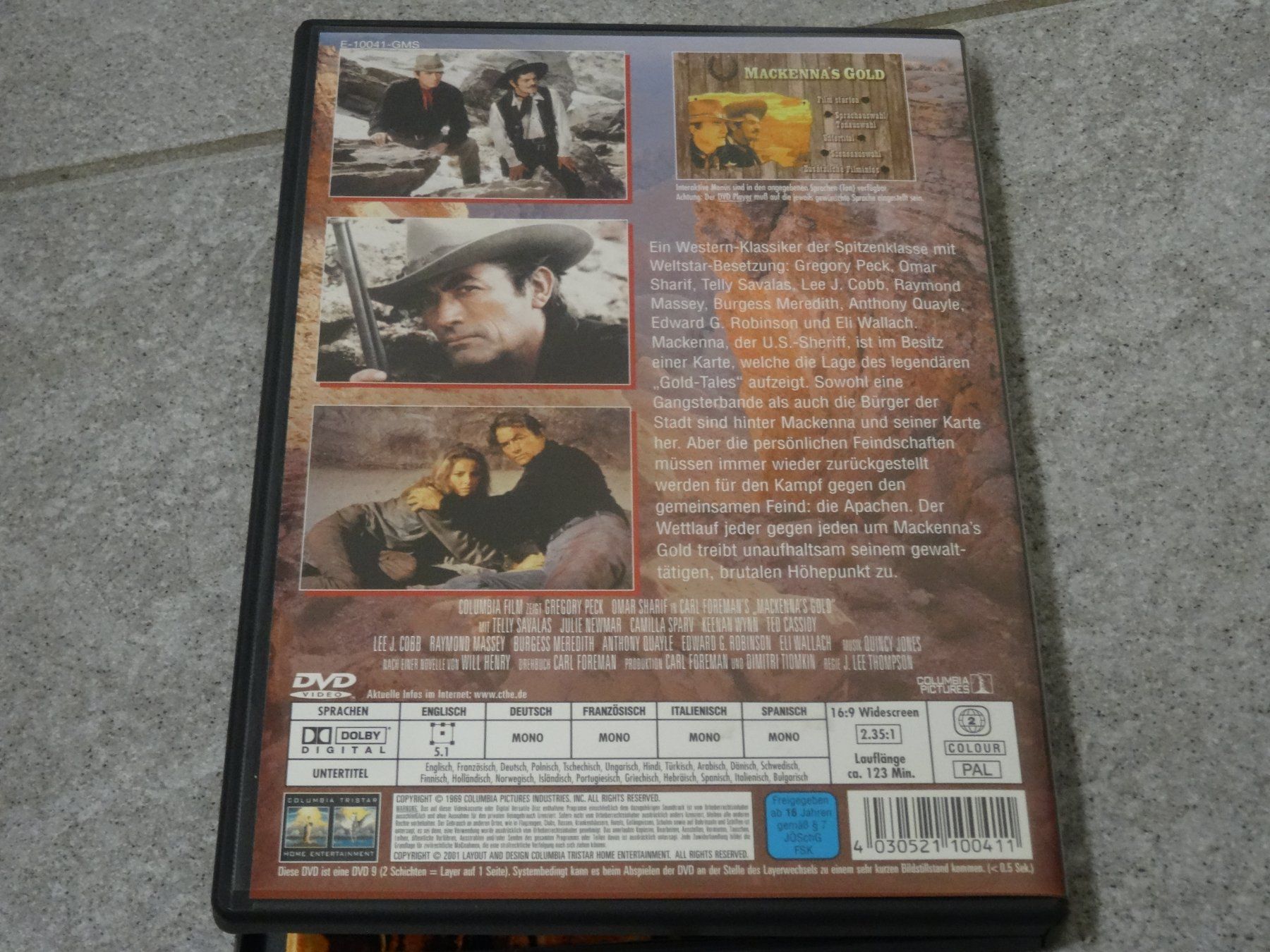 Tutti i DVDs: Mackennas Gold DVD - Gregory Peck – Usato da Olten venduto da Disc-Verkauf 2
