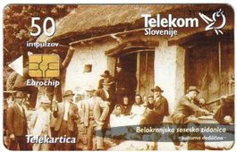 Telefonkarte Slowenien Chip-502 Historische Photographie