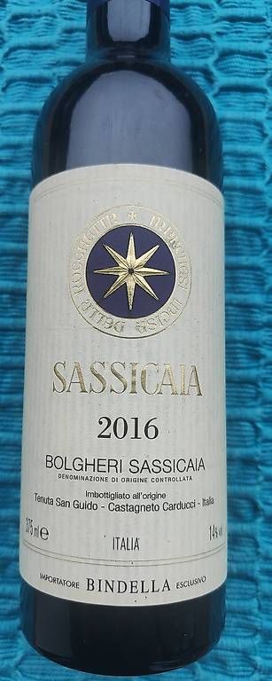 Sassicaia Vino: Sassicaia 2016 375 ml – Nuovo e nell'imballaggio originale da chur venduto da Hmars