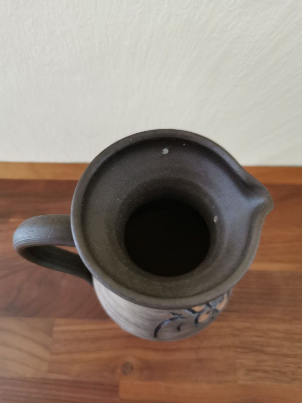 Caraffe: Krug / Karaffe / Vase in braun mit Blumen – Usato da Boniswil venduto da Totomat-Lady2 4