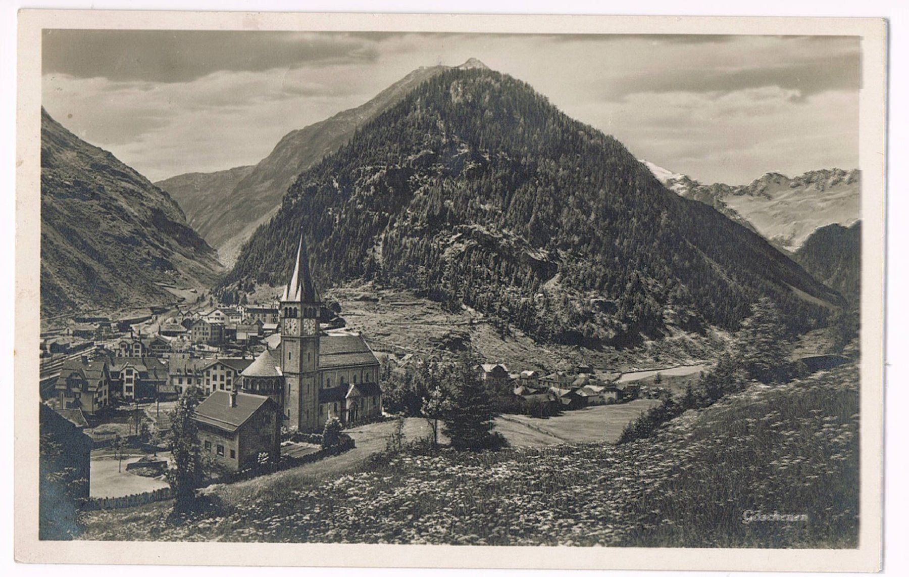 Cartoline postali: Göschenen, AK gelaufen 1931 – Usato da Buchs AG venduto da Baerfisch