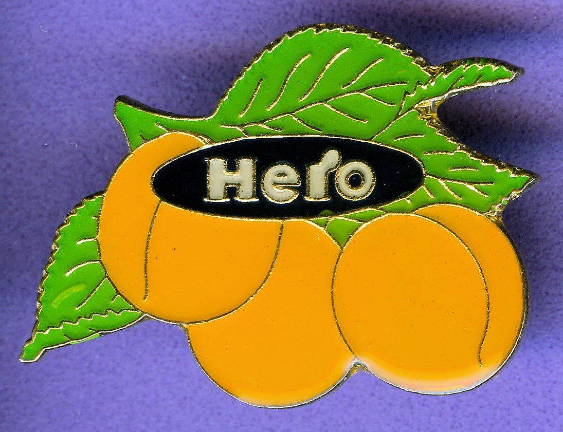 Placchette & Badge: Hero  Konfi  Aprikosen – Usato da Winterthur venduto da Sammleroase