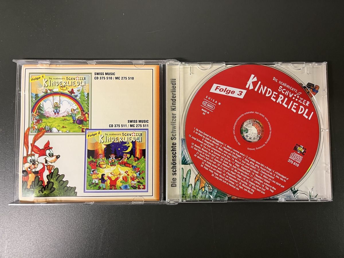 CD: CD: Die Schönschte Schwiizer Kinderliedli - Folge 3 – Usato da Arnegg venduto da Locher8 1