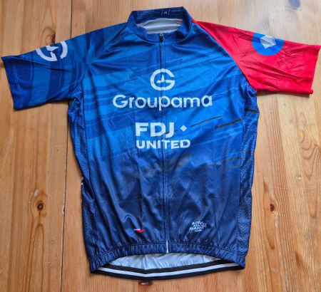 Radtrikot Groupama FDJ Gr. M Velo Radsport Trikot