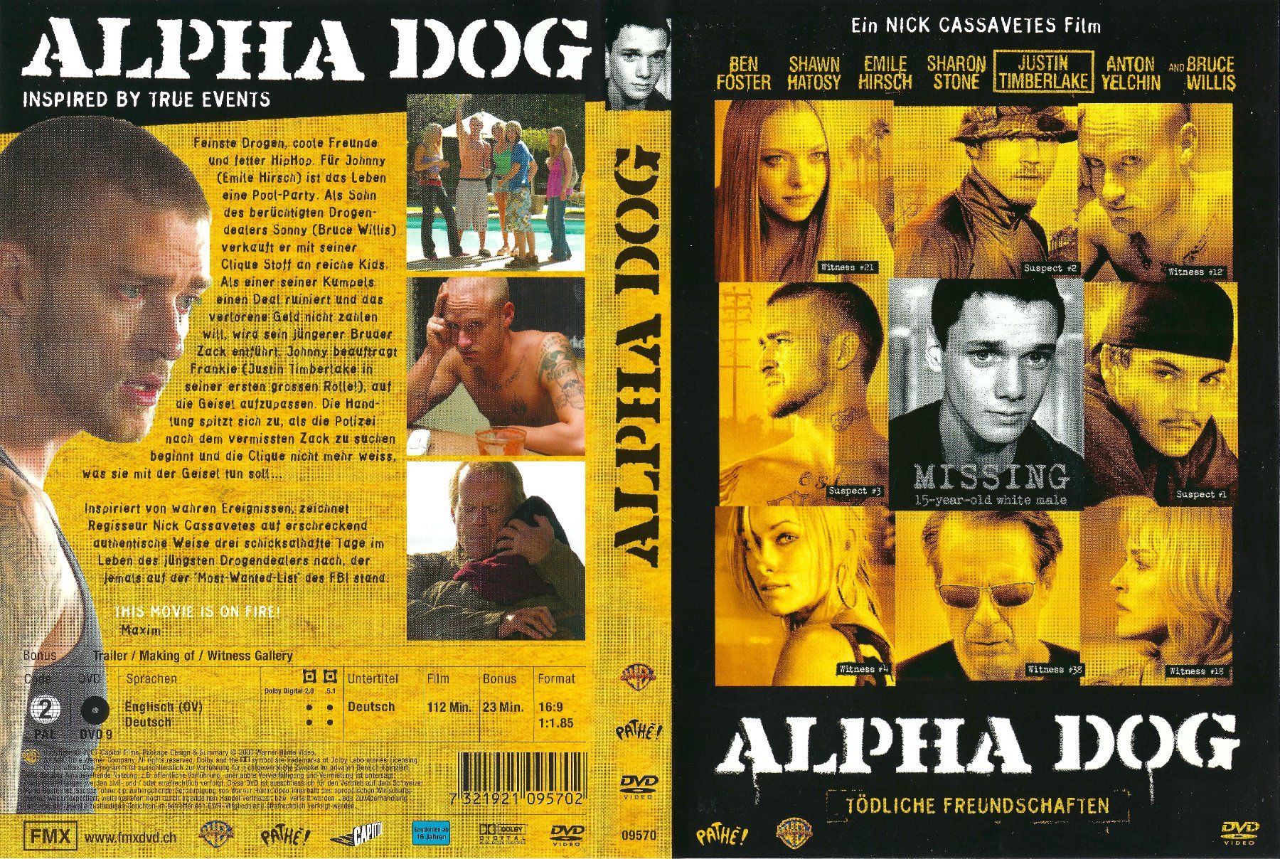 Tutti i DVDs: Alpha Dog - Tödliche Freundschaften – Usato da Zürich venduto da Cineasten