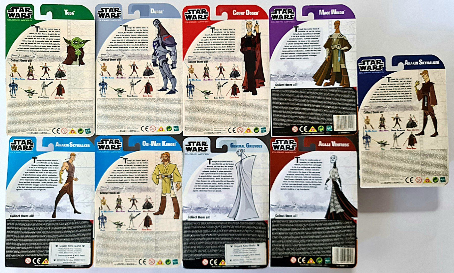 Star Wars Statuette: Star Wars Clone Wars Action Figuren, Originalverpackt! – Usato da Duggingen venduto da nad_6yzh 1