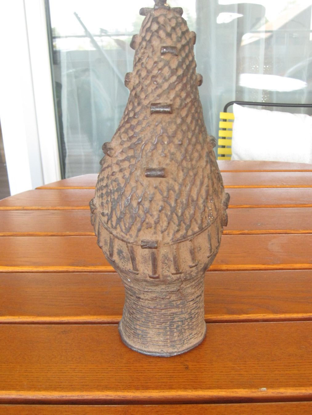 Sculptures & Statues: Benin Bronzekopf Königinmutter Iyoba – D'occasion à Arbon par lucullus61 2