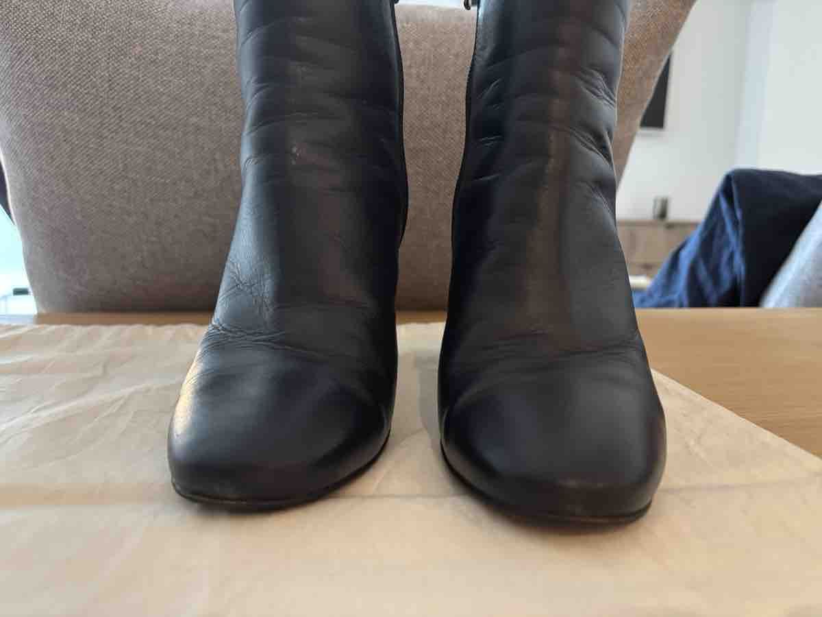 Navyboot Scarpe da donna: Navyboot Leather Ankle Boots Size 36 – Usato da Wollerau venduto da Dolder23 3