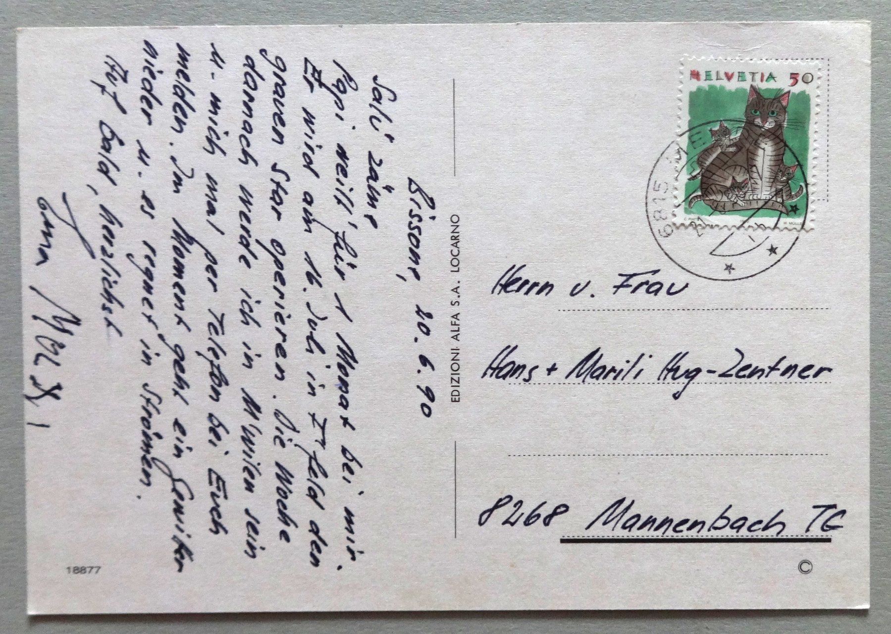 Cartes postales: Bissone – D'occasion à Fétigny par Billy2miny 1
