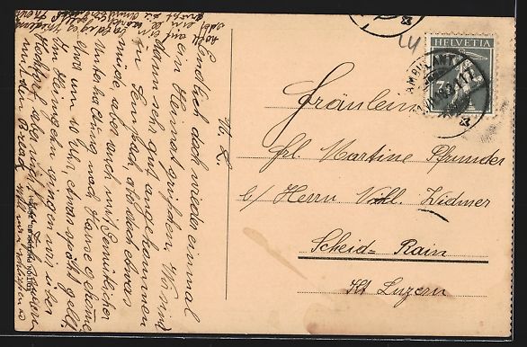 Cartoline postali: AK Hertenstein /LU, Töchterinstitut – Usato da Berlin venduto da bartko-reher 1