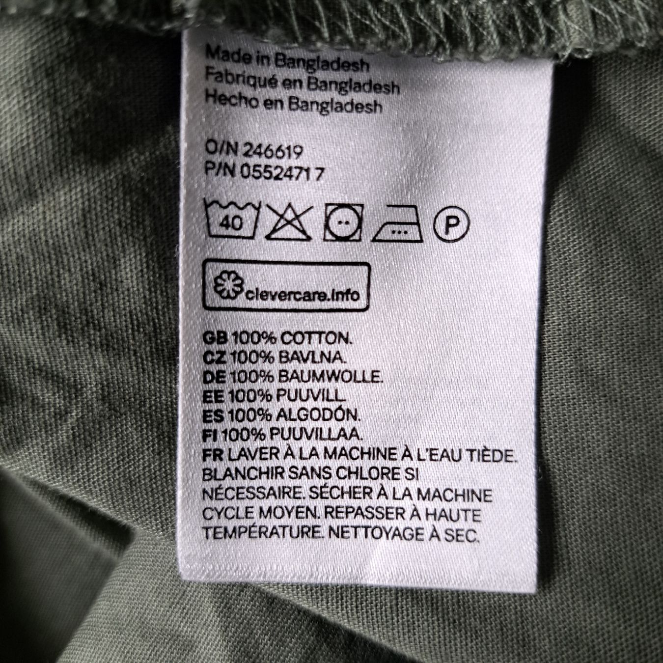 H&M Camicette: H&M Bluse, olivegrün, Gr. 38 – Usato da Kriegstetten venduto da Jakasi 3