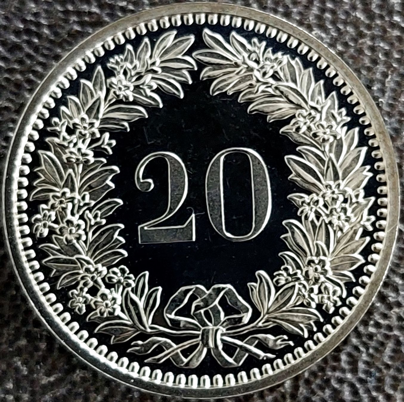 Alle Münzen: 20 Rappen 1985 stgl. / aus Münzsatz – Neu (gemäss Beschreibung) aus Arch von coinsandmore 1