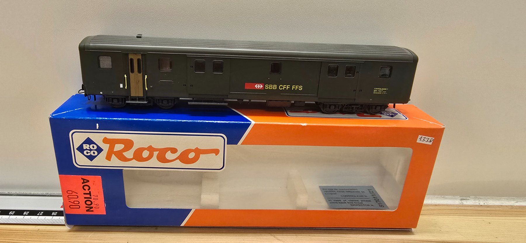 Roco Modellini di ferrovie: Roco 44476 SBB Gepäckwagen – Nuovo (secondo la descrizione) da Büsserach venduto da ModellbahnDepot