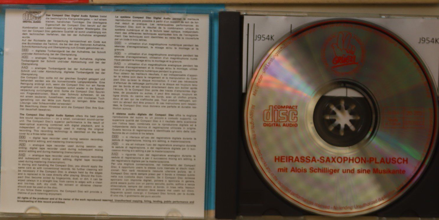 CD: Alois Schilliger - Keirassa – Usato da Luzern venduto da CONTENTI 1