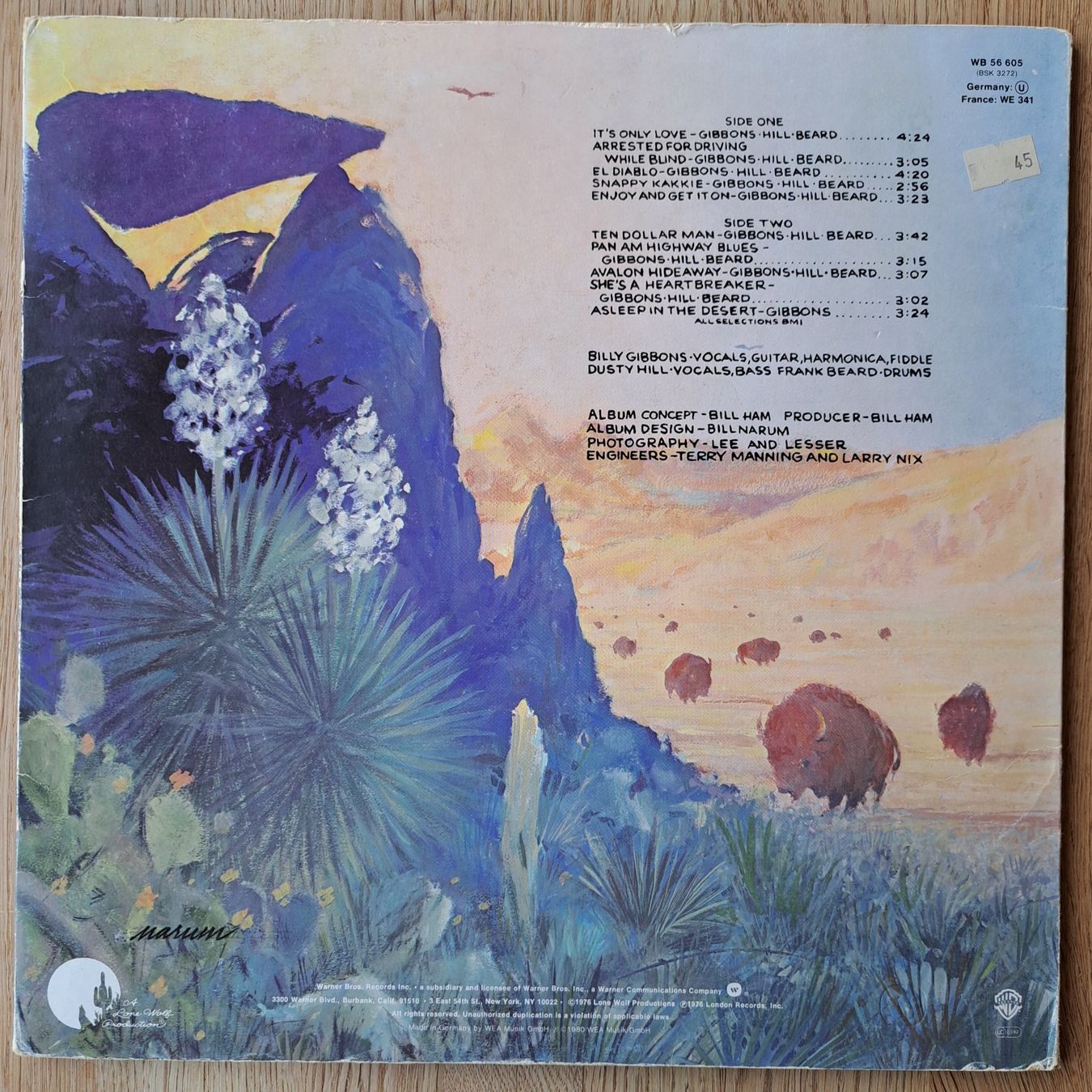 Dischi in vinile: ZZ Top -Tejas – Usato da Meggen venduto da Ricardokoch 1