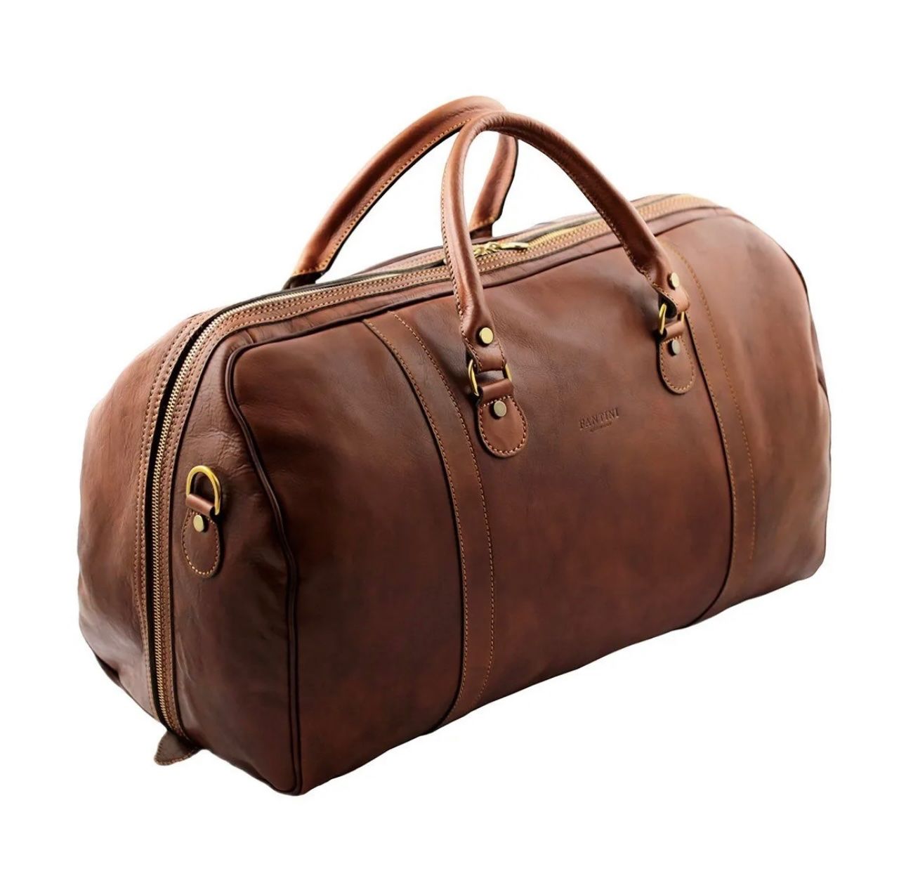 Borse: Reisetasche Leder Lisbona -  Farbe: Braun – Nuovo e nell'imballaggio originale da Wittenbach venduto da WWW.DRILUBAGS.CH 5