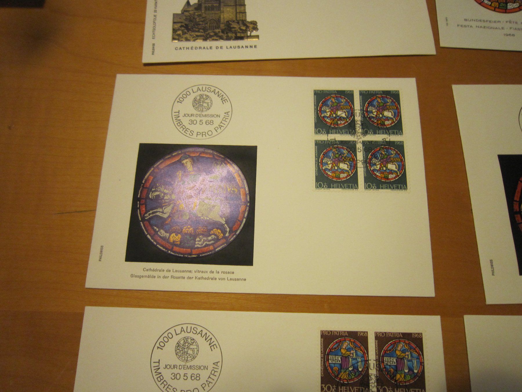 Tutti i francobolli: PP 1968 FDC Serie und 4er – Usato da Gordola venduto da Polentaefung 3