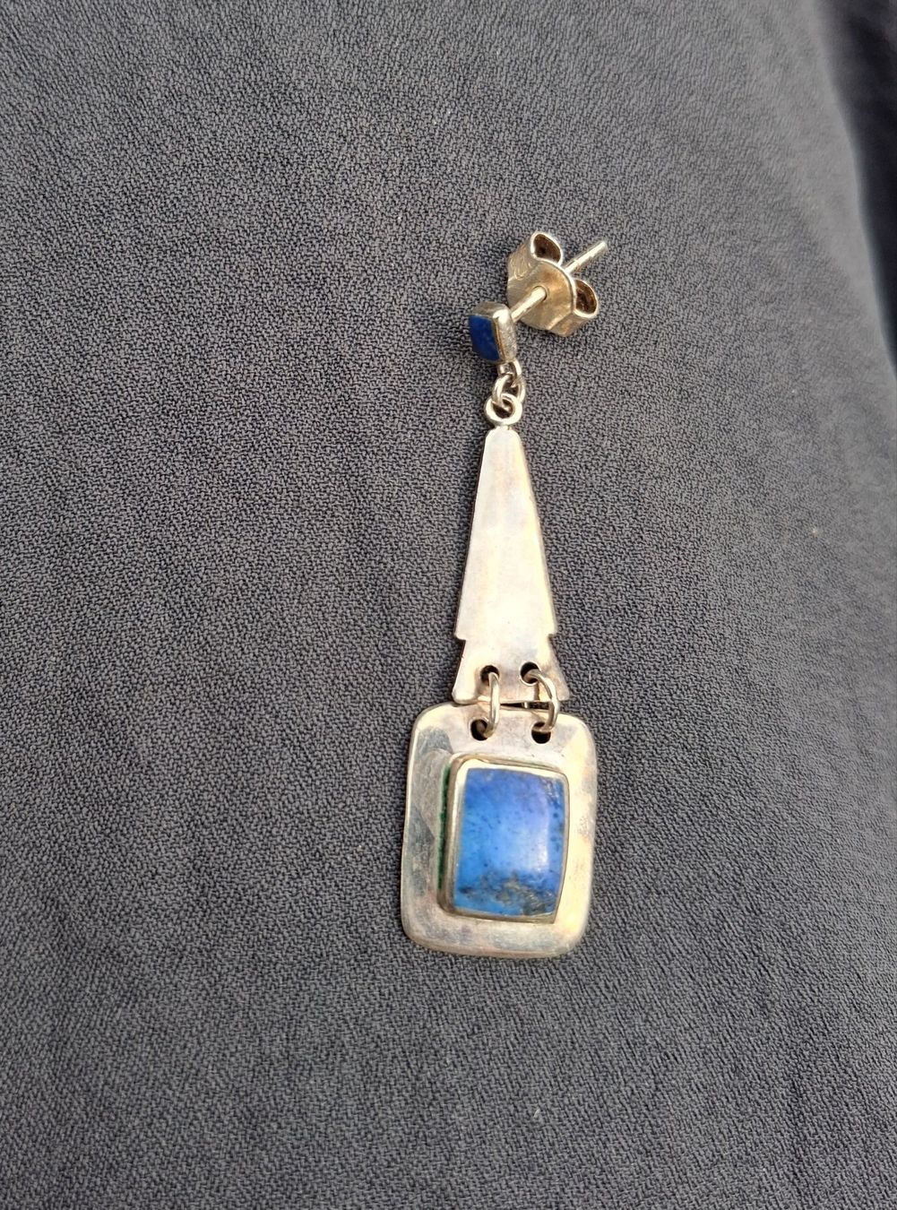 Ohrringe & -stecker: Ohrhänger Silber 925 Lapislazuli Vintage, Einzelstück – Neu (gemäss Beschreibung) aus Wald ZH von e8e 2