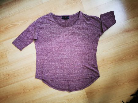 Love Fashion Shirt, Grösse 40 Herbst-Farbe Pflaume