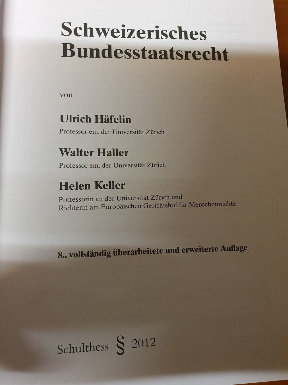 Libri: Staatsrecht Häfelin Haller Keller – Usato da Oberdorf BL venduto da BaldenEagle 1