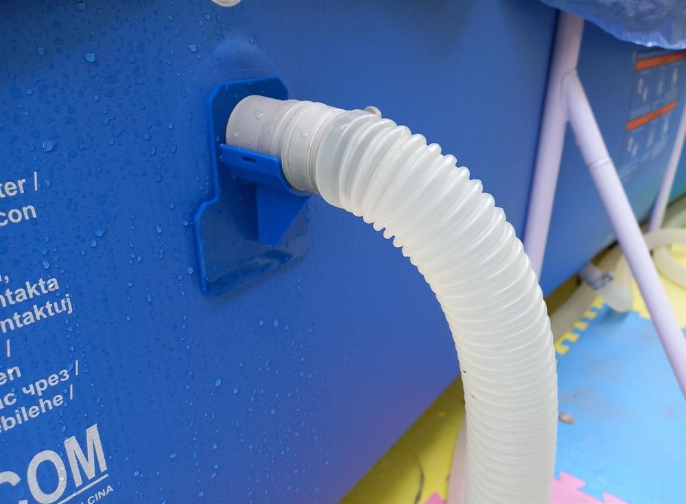 Poolschlauch-Set Für Oberirdische Pools – 3 Schläuche à 104 Cm, Durchmesser 3,2 Cm, Mit Klemmen, Kompatibel Mit Filterpumpen