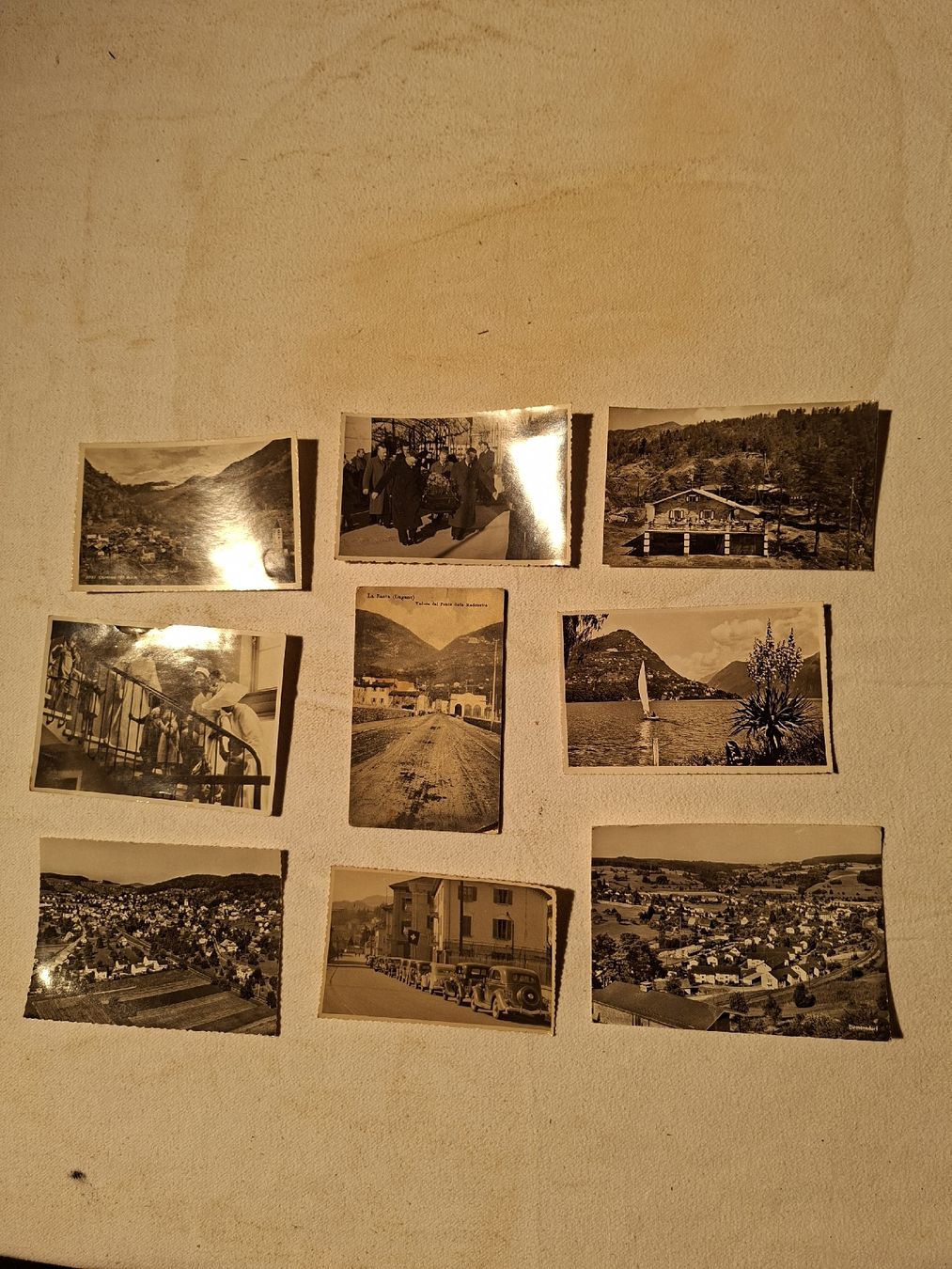 Ansichtskarten: 9 alte postkarten – Gebraucht aus Masein von Vintagericcardo