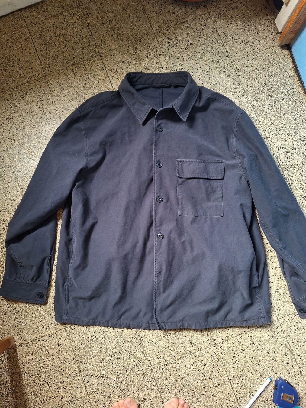 Uniqlo Vestes: Veste work jacket mi saison navy Uniqlo – D'occasion à Carouge GE par lor_m8jm